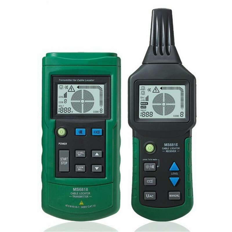 Image of MS6818 Portable Professional 12-400V AC/DC Wire Network Telephone Cable Tester Tracker