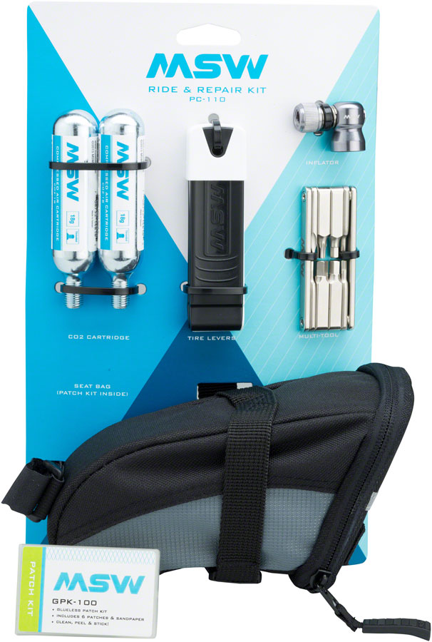 Image of MSW Ride and Repair Kit with Seatbag and CO2