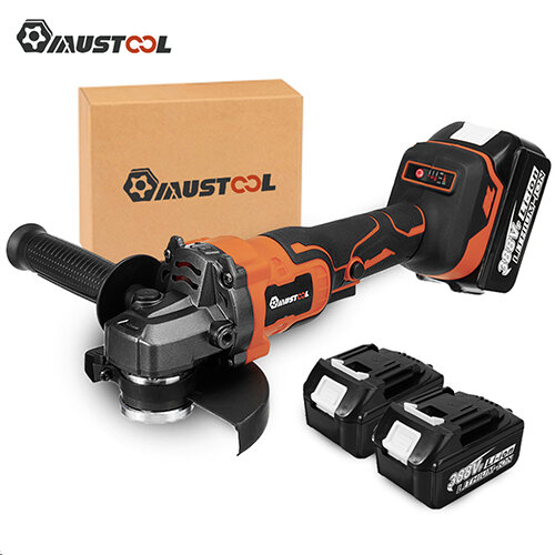 Image of MUSTOOL 1600W 388VF 125mm Rubber + ABS + Steel Rechargeable Lithium Battery Technology Brushless Angle Grinder