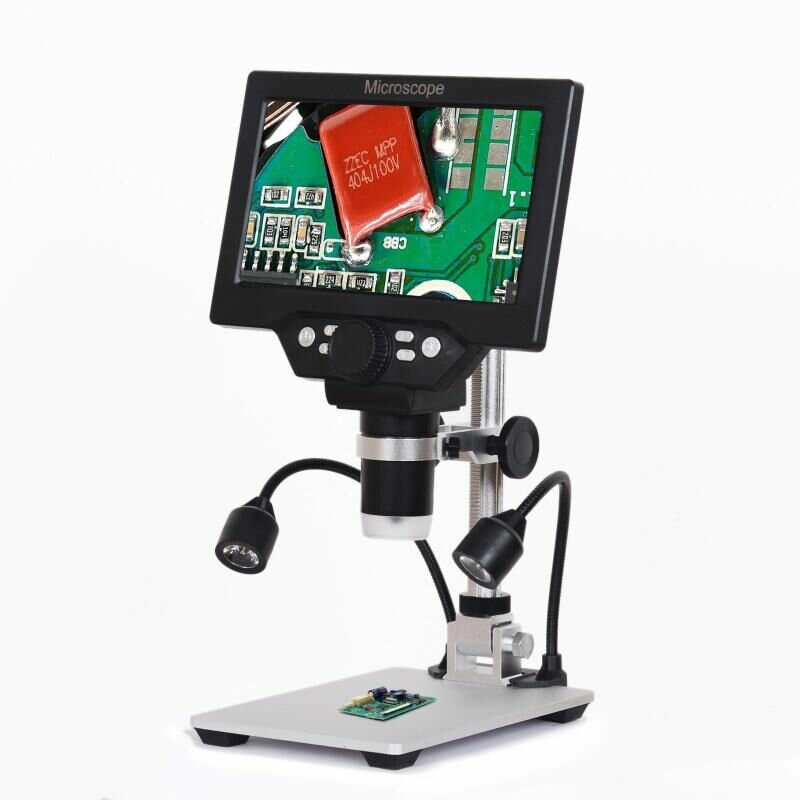Image of MUSTOOL G1200D Digital Microscope 12MP 7 Inch Large Color Screen Large Base LCD Display 1-1200X Continuous with Light