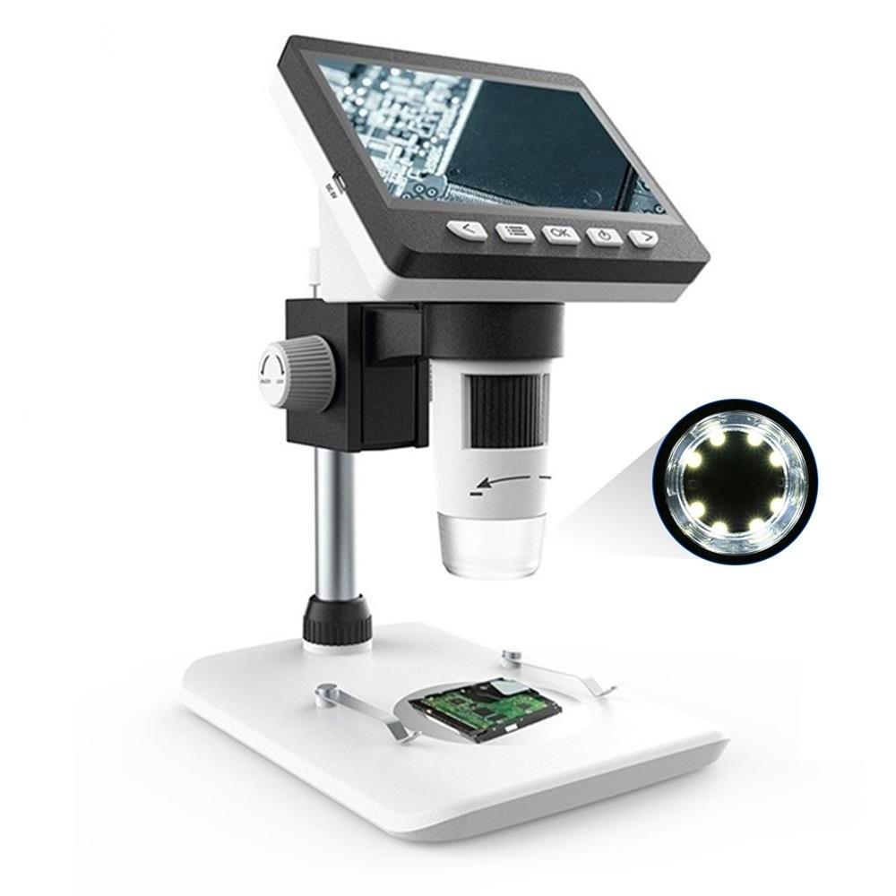 Image of MUSTOOL G700 43 Inches HD 1080P Portable Desktop LCD Digital Microscope Support 10 Languages 8 Adjustable High Brightne