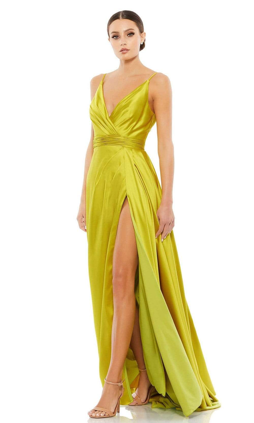 Image of Mac Duggal - 12443 Long Draped A-Line Gown