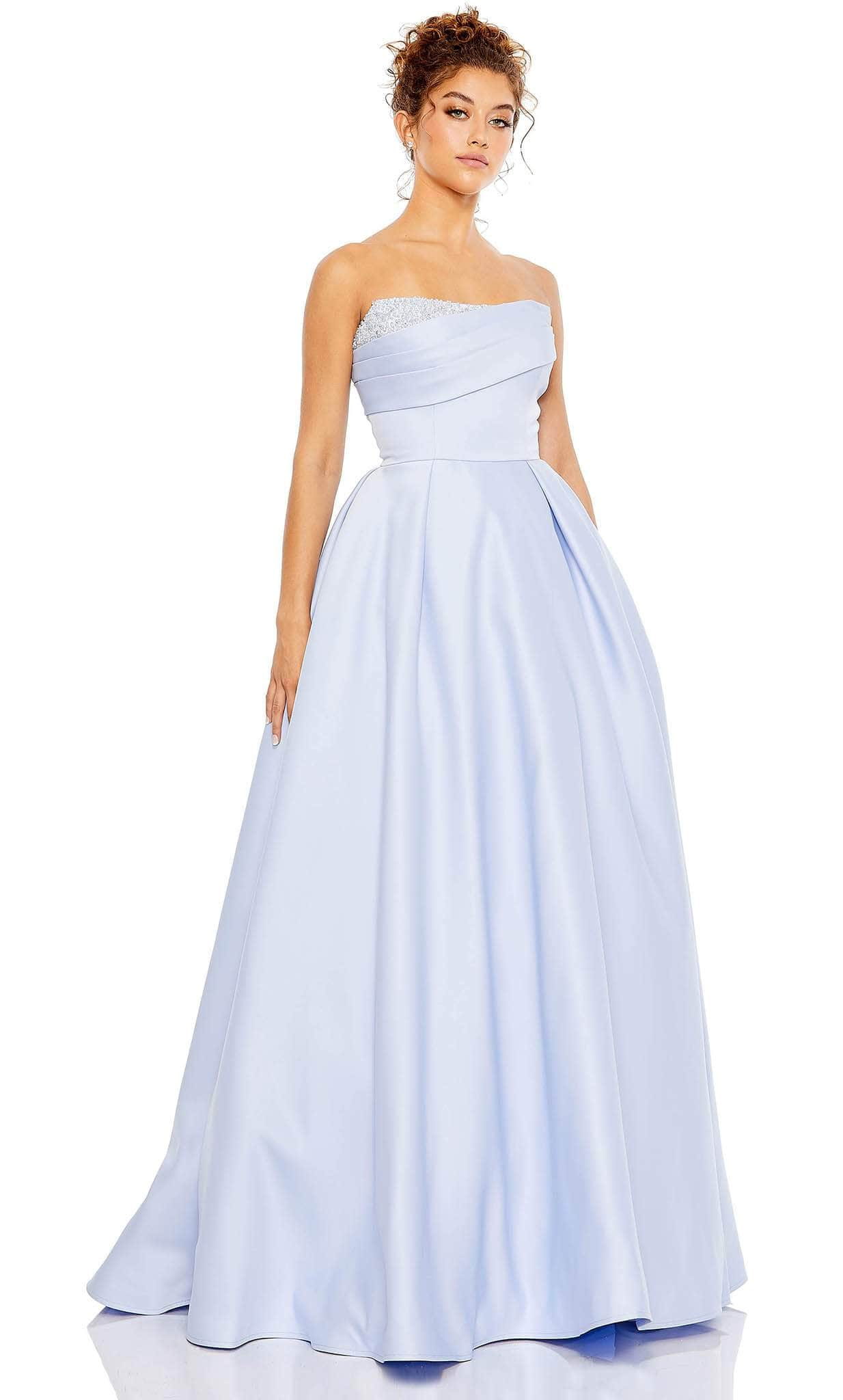 Image of Mac Duggal 20457 - Strapless Semi-Ballgown Dress