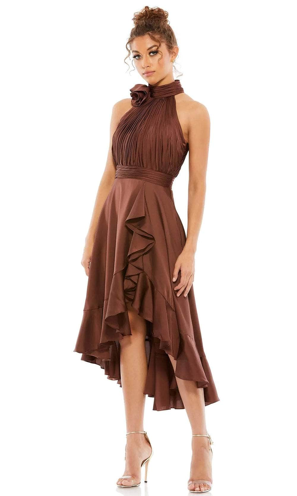 Image of Mac Duggal 49488 - High Neck Sleeveless Cocktail Dress