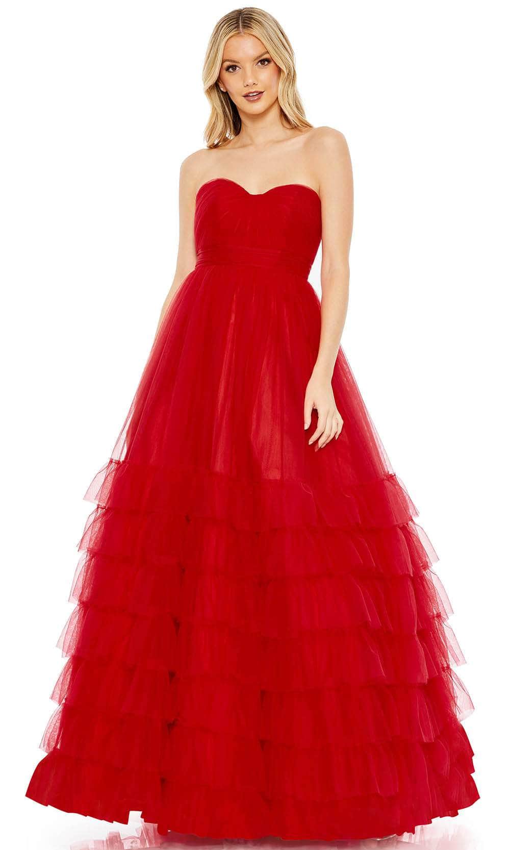 Image of Mac Duggal 67999 - Strapless Sweetheart Neck Evening Gown