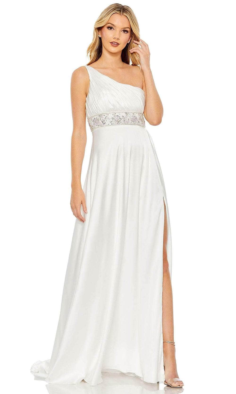 Image of Mac Duggal 68170 - One Shoulder Asymmetric Evening Dress