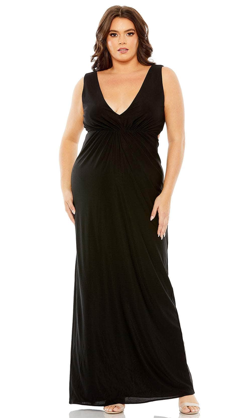 Image of Mac Duggal 68536 - Sleeveless Back Cutout Prom Dress