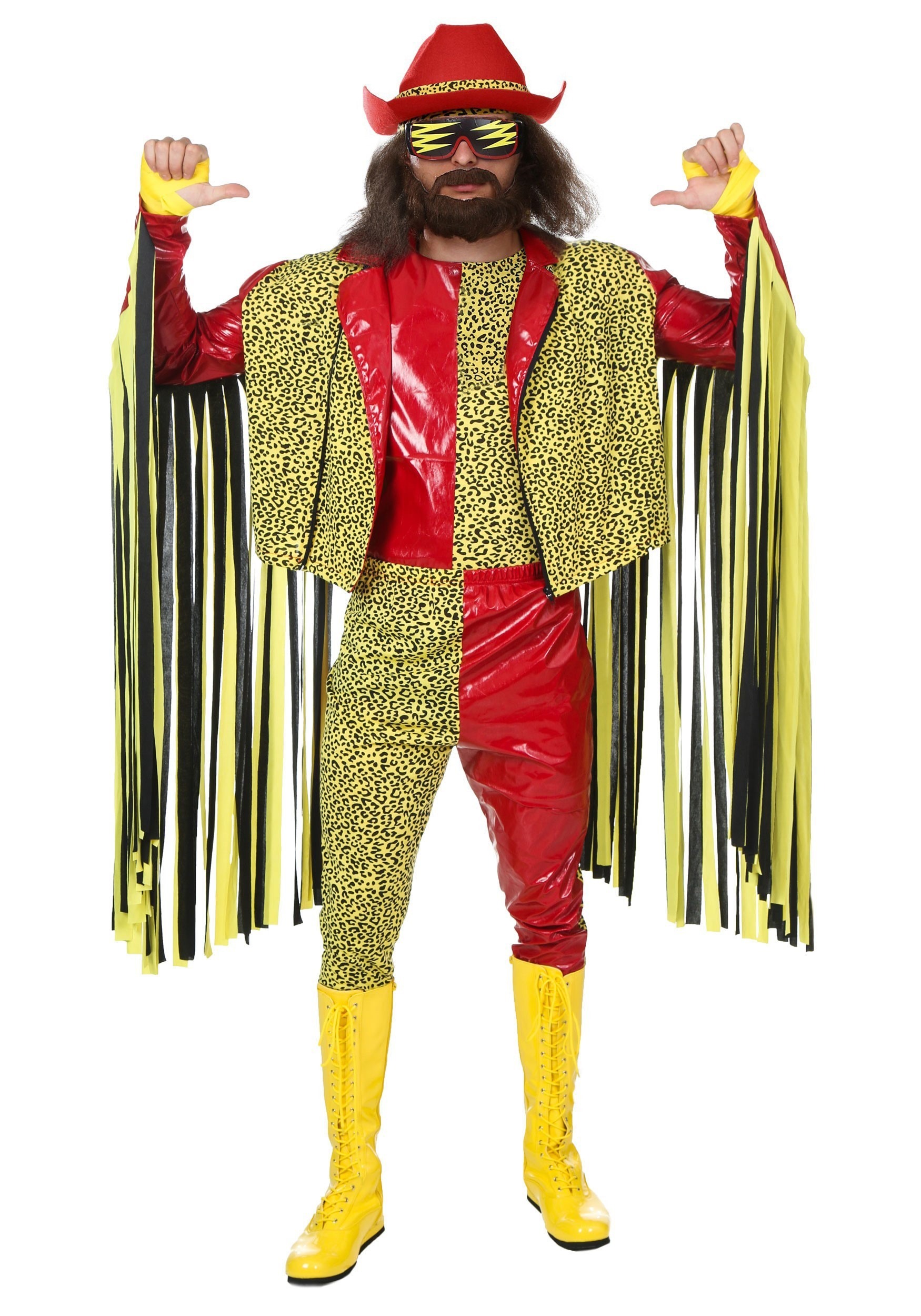 Image of Macho Man Randy Savage Costume | WWE Wrestling Costume ID FUN6101AD-MT