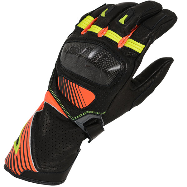 Image of Macna Airpack Guantes Motorista Negro Rojo Amarillo Talla XL