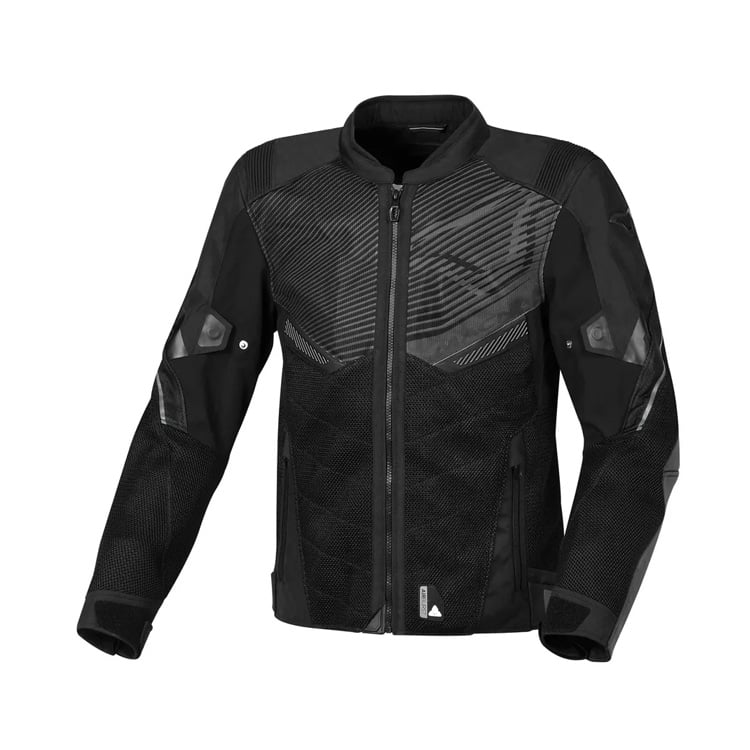 Image of Macna Foxter Textile Summer Jacket Black Size 2XL EN