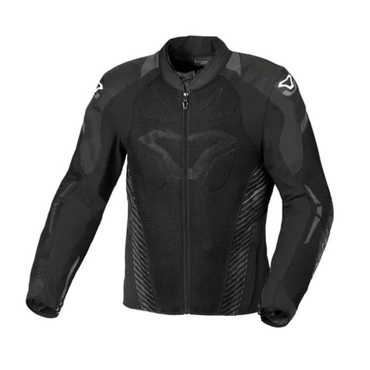 Image of Macna Novic Textile Summer Jacket Black Size 2XL EN