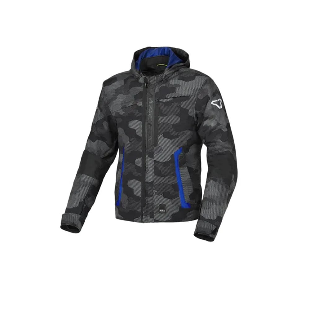 Image of Macna Riggor Schwarz Blau s Textile Waterproof Jacke Größe XL
