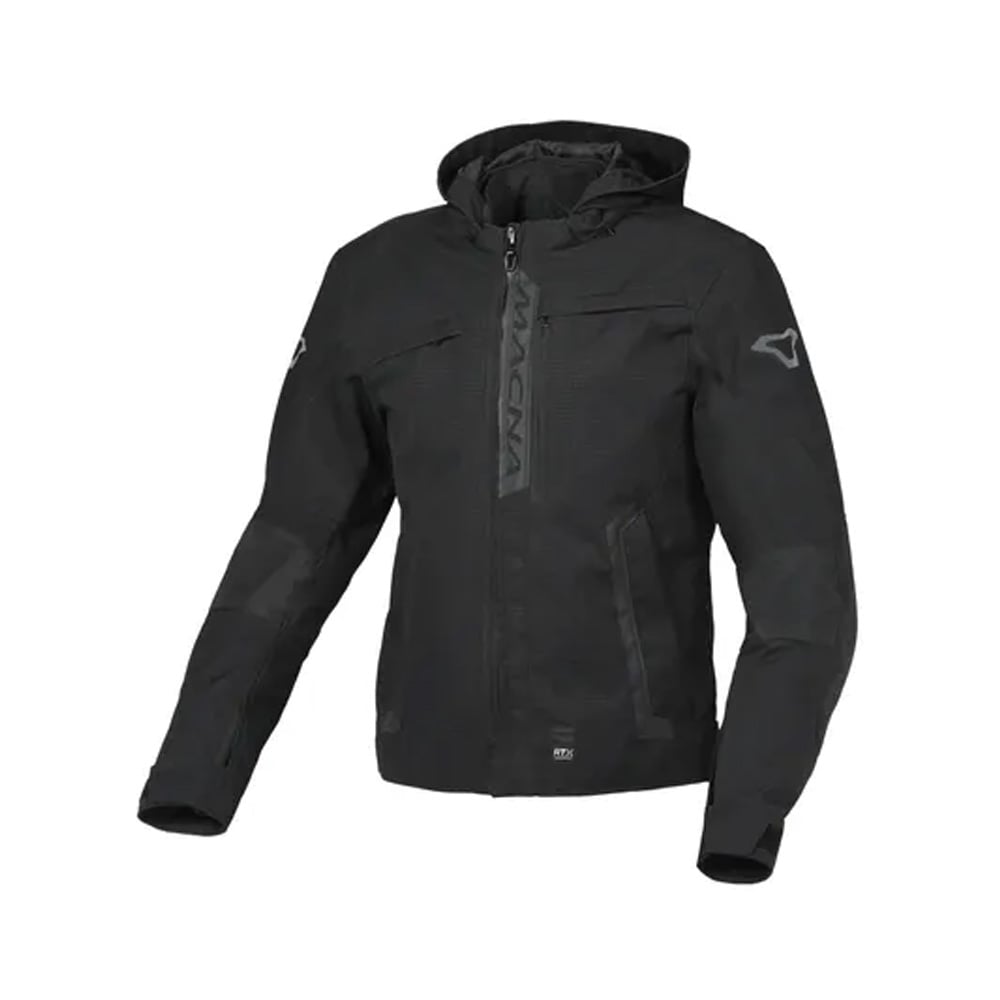Image of Macna Riggor Textile Waterproof Jacket Black Talla M
