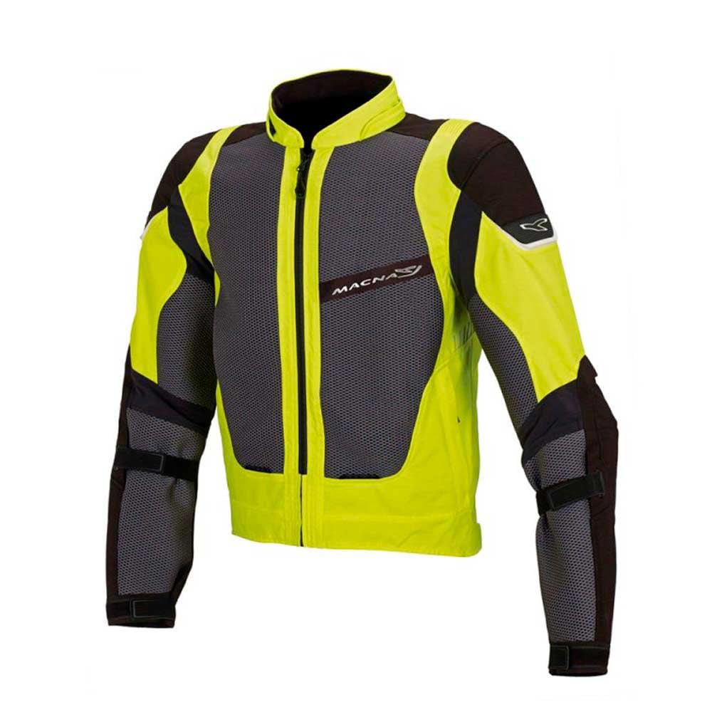 Image of Macna Sunrise Jacket Black Neon Yellow Size S EN