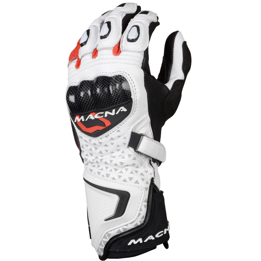 Image of Macna Track R White Black Red Size L ID 8718913062962