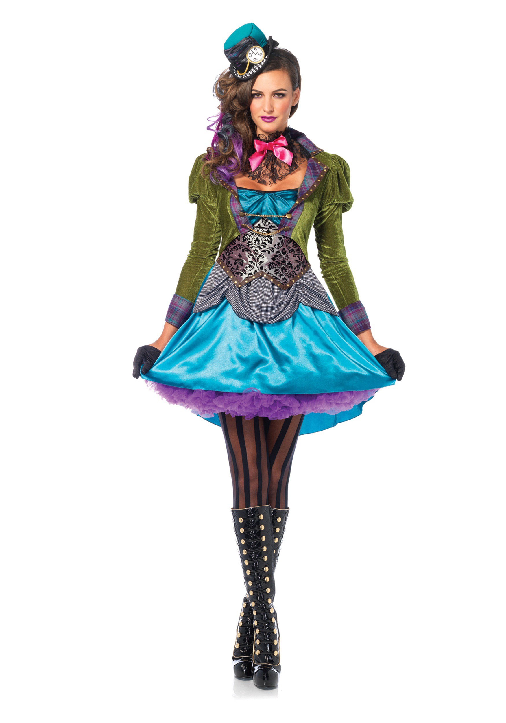 Image of Mad Hatter Deluxe Women's Costume ID LE85505-XL