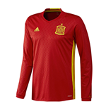 Image of Maillot Manches Longues Espagne Adidas Home 2016-2017 212076 FR