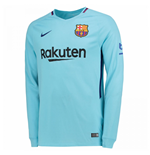 Image of Maillot Manches Longues FC Barcelone Nike Away 2017-2018 267147 FR