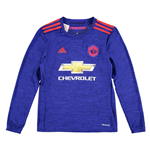 Image of Maillot  Manches Longues Manchester United FC Adidas Away 2016-2017 (Enfants) 212147 FR