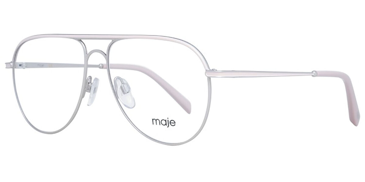 Image of Maje MJ3002 881 Óculos de Grau Prata Masculino BRLPT