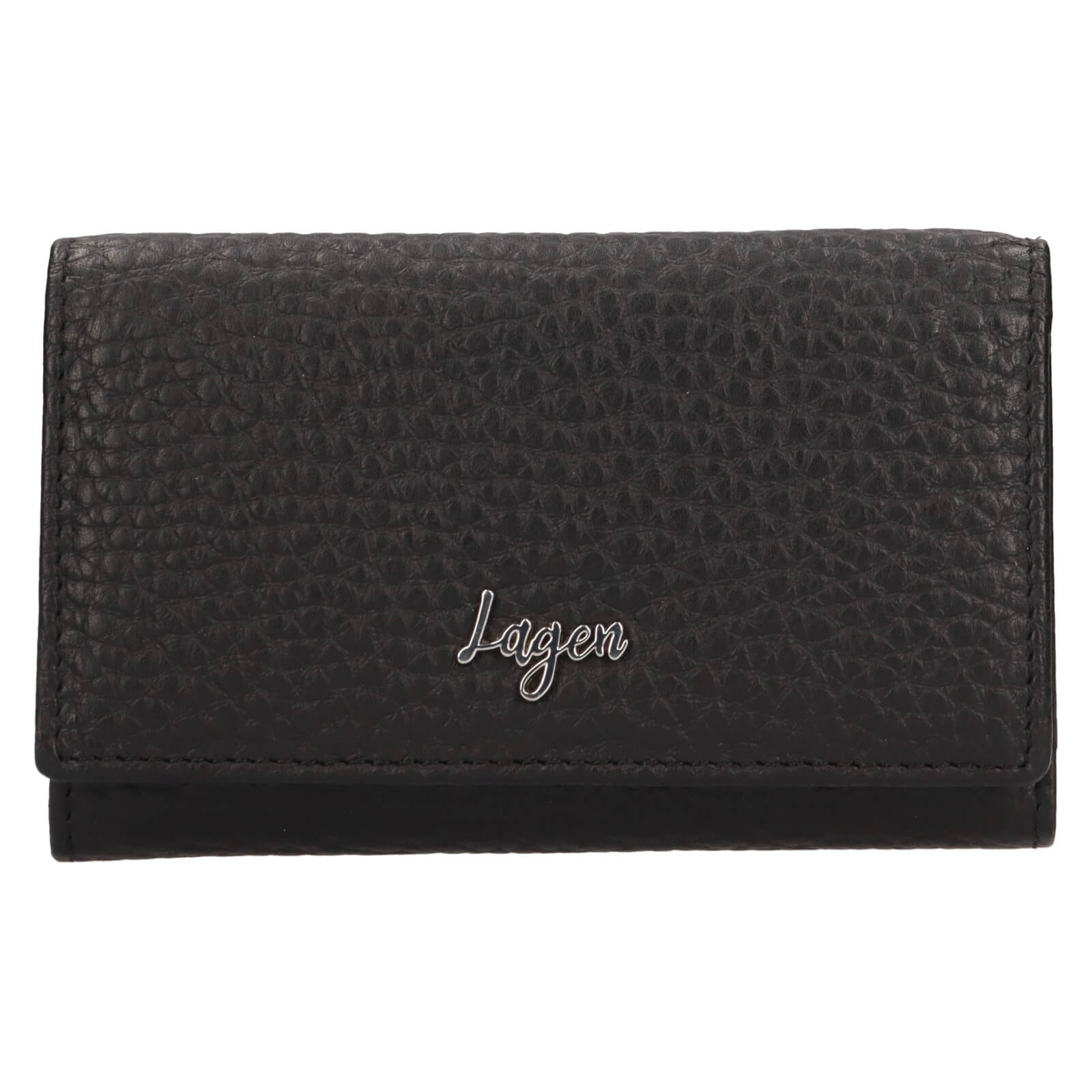 Image of Malá dámská kožená peněženka Lagen Lorraine - černá CZ