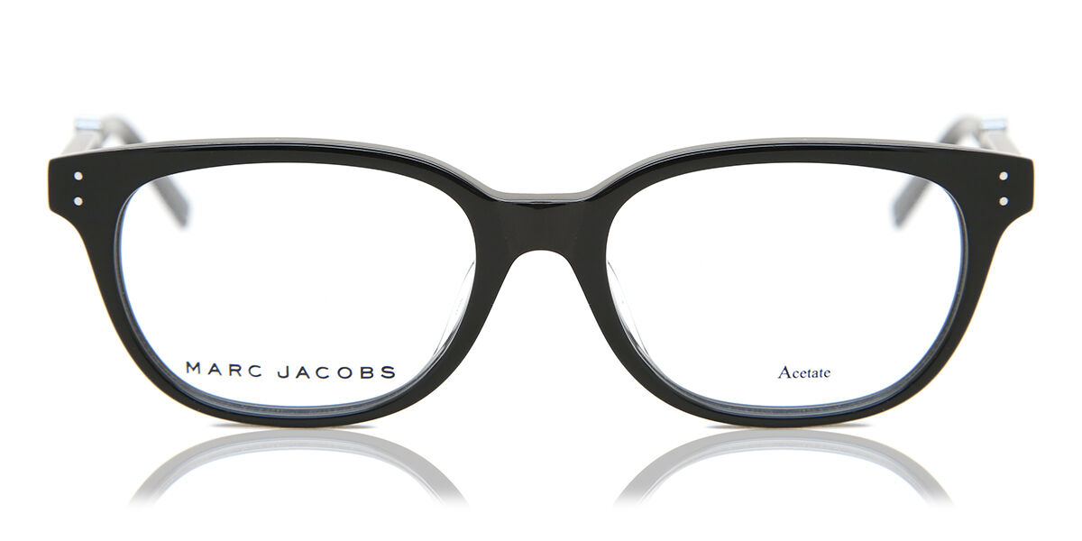Image of Marc Jacobs MARC 153F Formato Asiático 807 Óculos de Grau Pretos Masculino BRLPT
