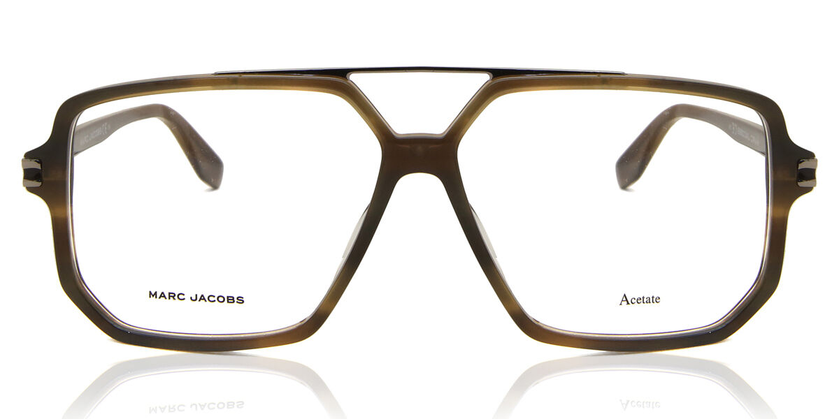 Image of Marc Jacobs MARC 417 HR3 58 Brązowe Męskie Okulary Korekcyjne PL