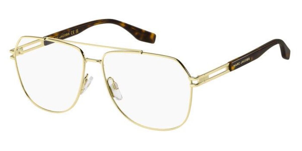 Image of Marc Jacobs MARC 751 06J 60 Złote Męskie Okulary Korekcyjne PL