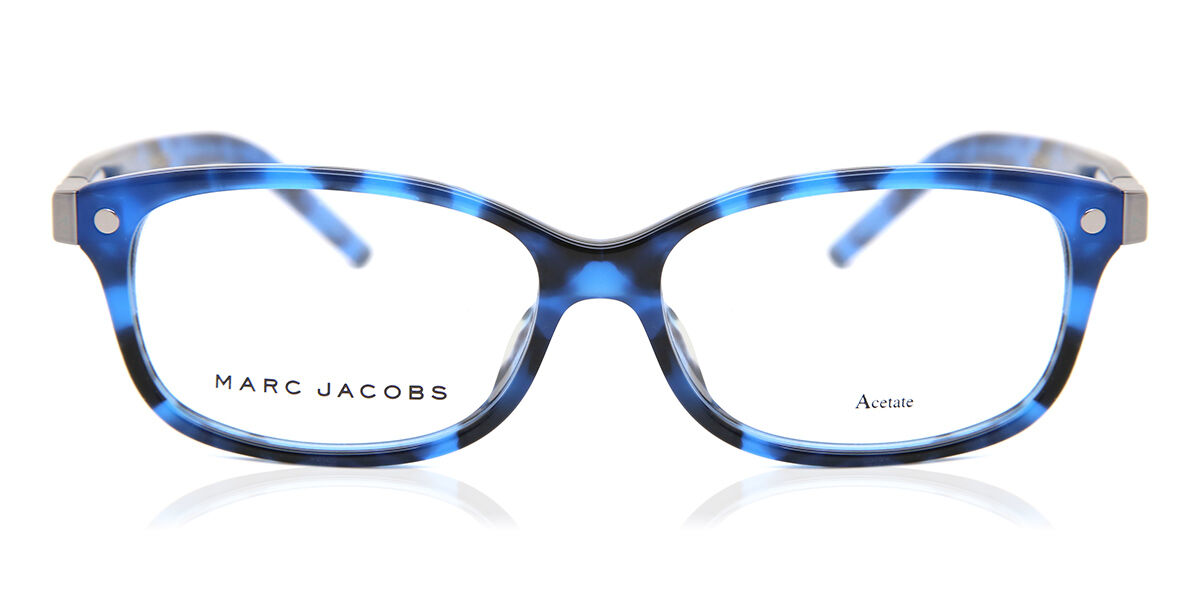 Image of Marc Jacobs MARC 83F Asian Fit U1T 52 Lunettes De Vue Homme Bleues (Seulement Monture) FR
