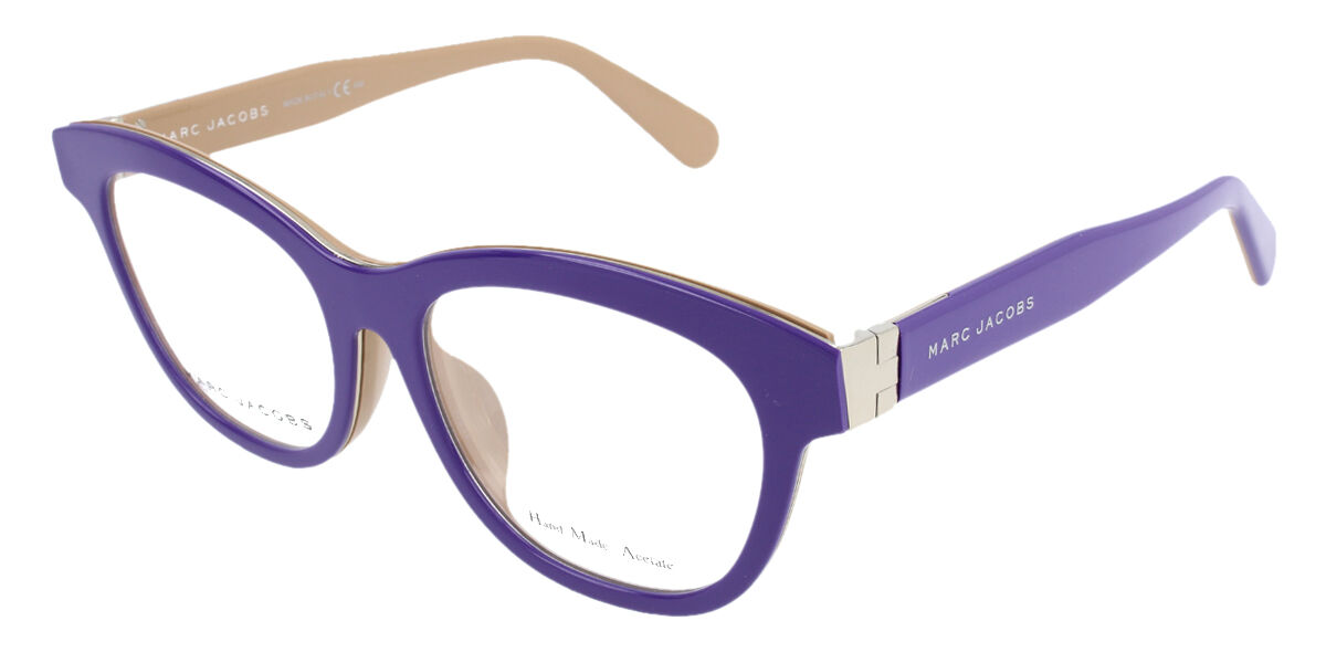 Image of Marc Jacobs MJ 582F Formato Asiático LGB Óculos de Grau Purple Masculino BRLPT
