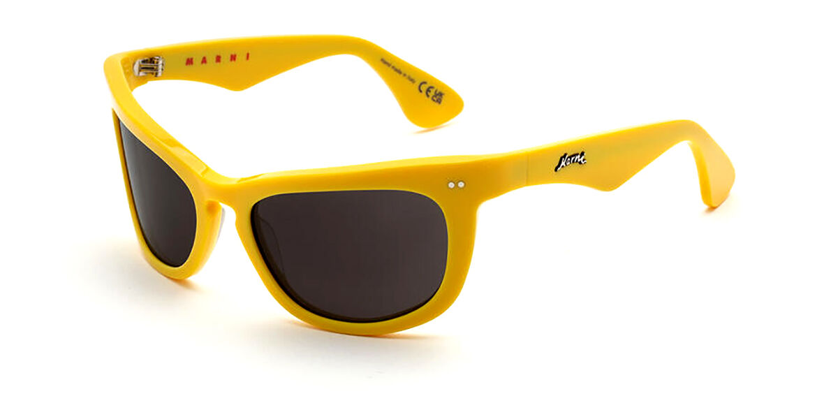 Image of Marni Isamu Solid Amarelos GEX Óculos de Sol Amarelos Masculino BRLPT