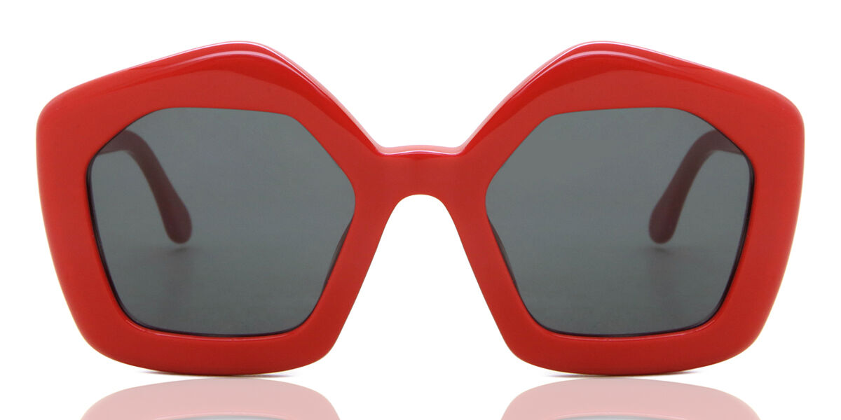 Image of Marni Laughing Waters Mellow LUU Óculos de Sol Vermelhos Masculino BRLPT