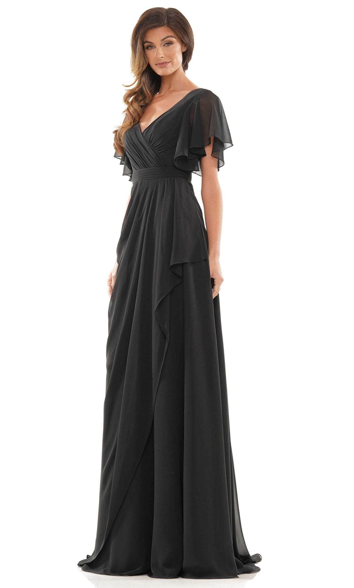 Image of Marsoni by Colors M320 - Flutter Sleeve Evening Dress