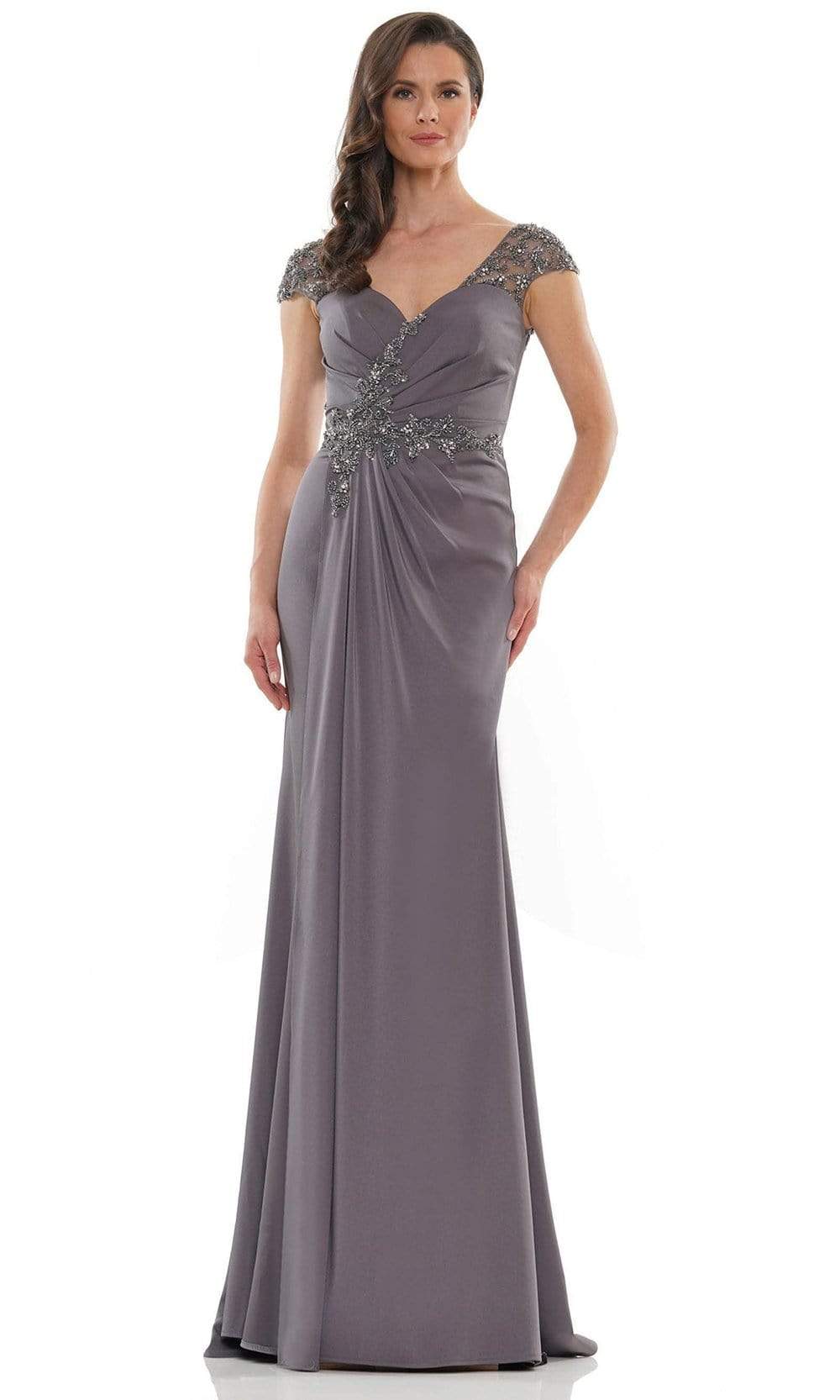 Image of Marsoni by Colors - MV1133 Crystal Beaded Sheath Gown