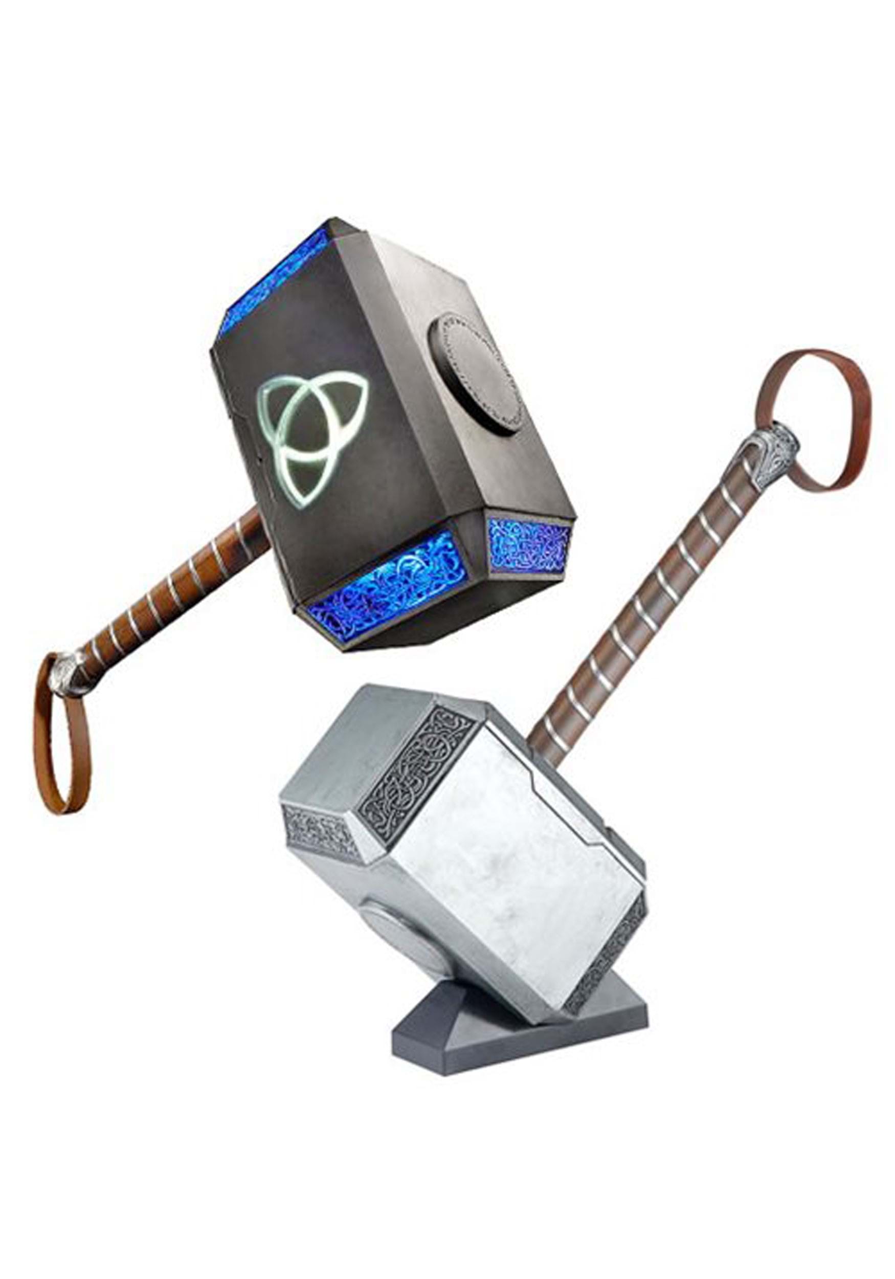 Image of Marvel Legends Thor Mjolnir Hammer Electronic Prop Accessory ID EEDHSC1881-ST