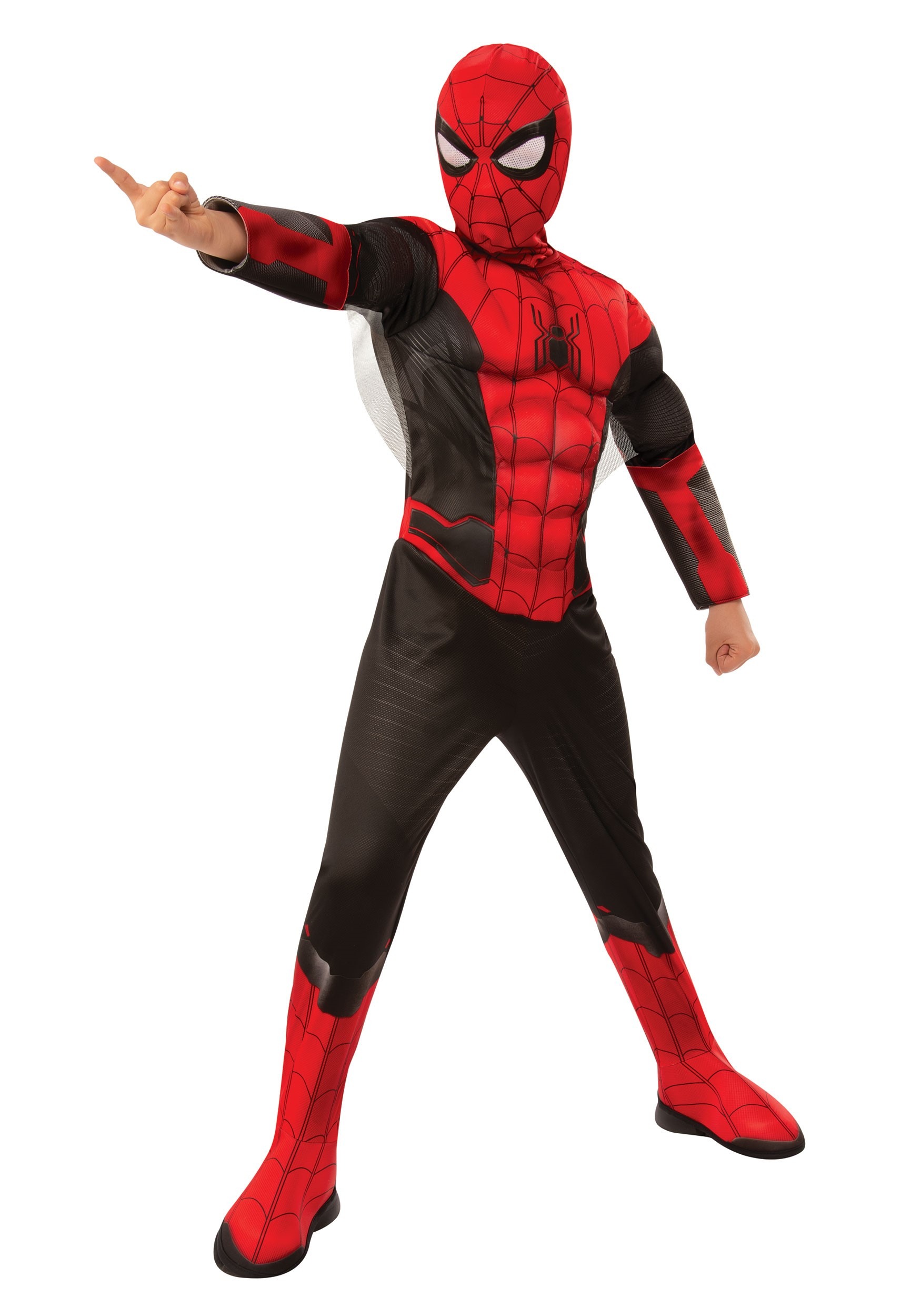 Image of Marvel Spider-Man Far From Home Spider-Man Kids Red and Black ID RU700614-M