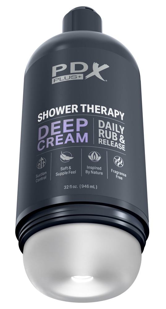 Image of Masturbator „Shower Therapy Deep Cream“ inklusive abnehmbarem Saugfuß ID 05474090000
