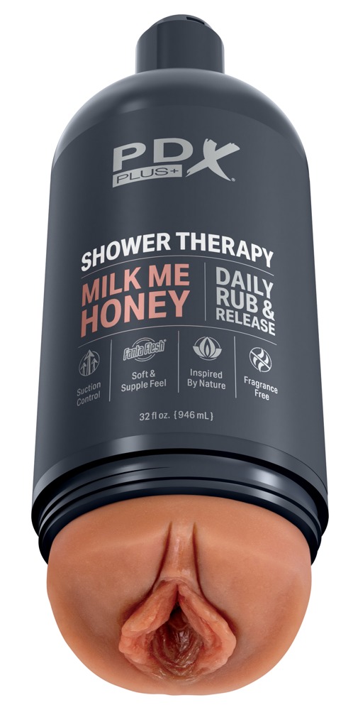 Image of Masturbator „Shower Therapy Milk Me Honey“ inklusive abnehmbarem Saugfuß ID 05473790000