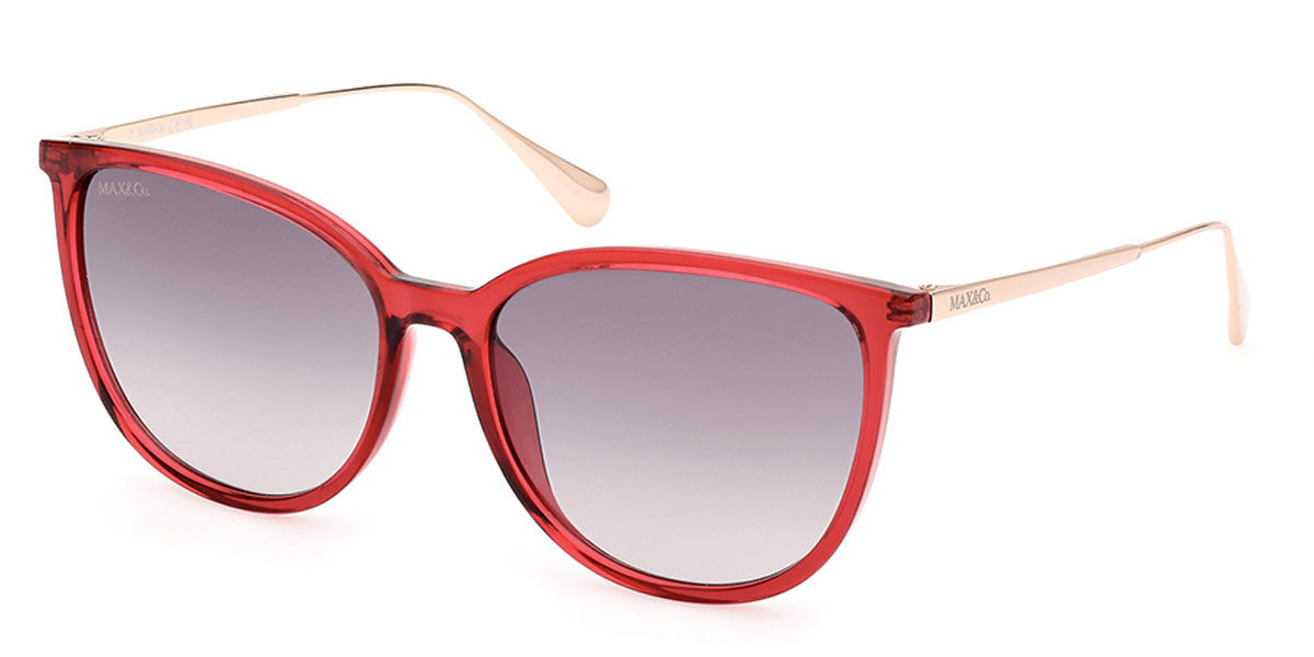 Image of Max & Co MO0078 75B 57 Lunettes De Soleil Femme Rouges FR