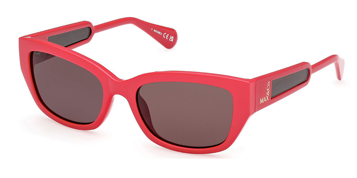 Image of Max & Co MO0086 66A 54 Lunettes De Soleil Femme Rouges FR