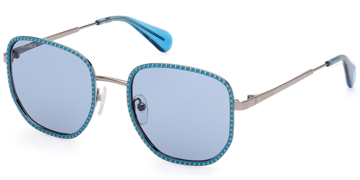 Image of Max & Co MO0091 84V 52 Lunettes De Soleil Femme Bleues FR