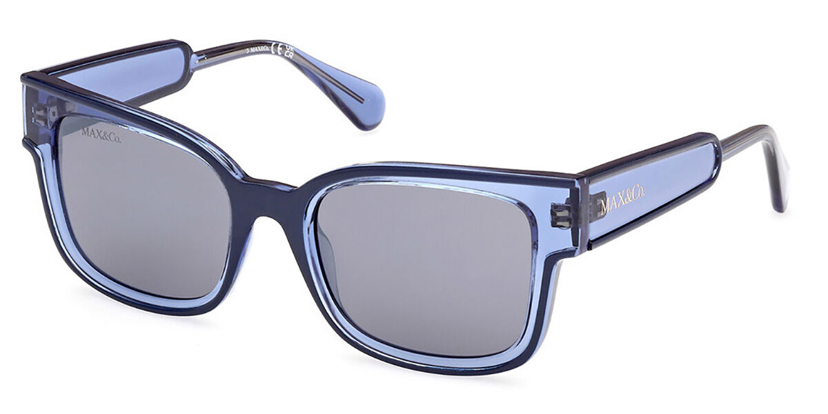 Image of Max & Co MO0098 90C 53 Lunettes De Soleil Femme Bleues FR