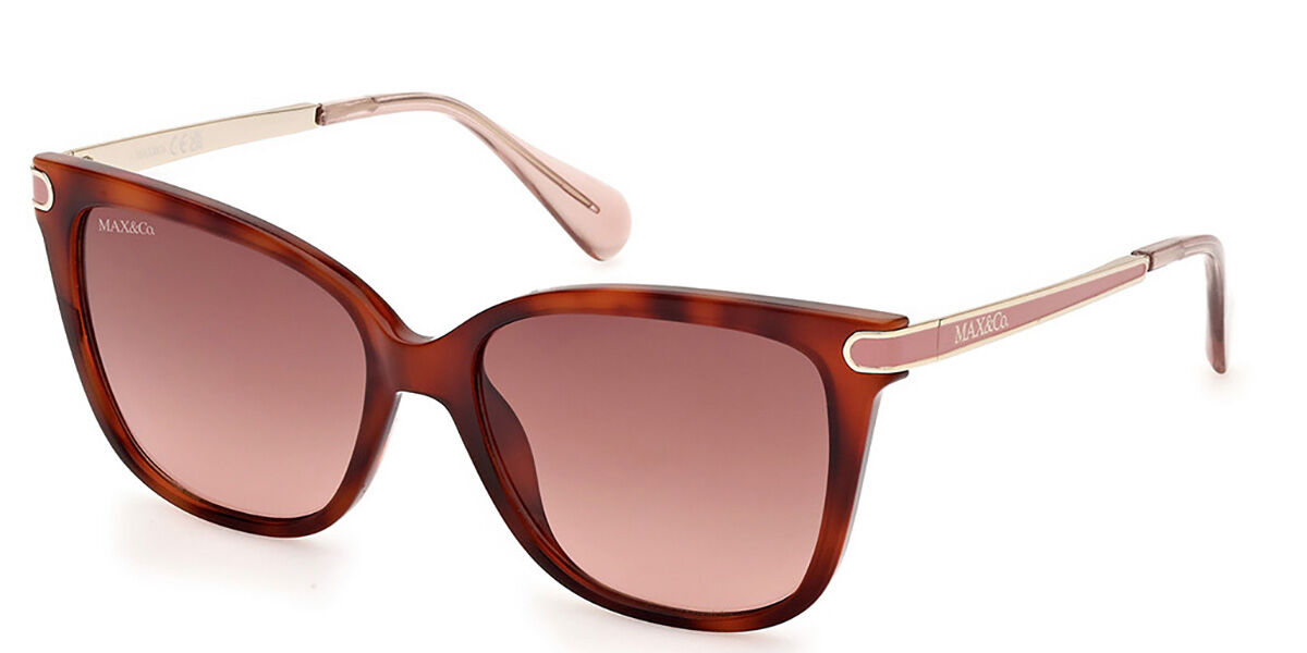 Image of Max & Co MO0100 52F 55 Lunettes De Soleil Femme Tortoiseshell FR