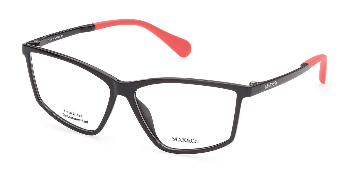 Image of Max & Co MO5013 YOGA1 001 Óculos de Grau Pretos Feminino BRLPT