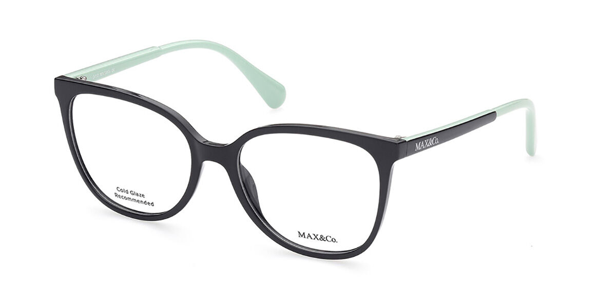 Image of Max & Co MO5022 001 Óculos de Grau Pretos Feminino BRLPT