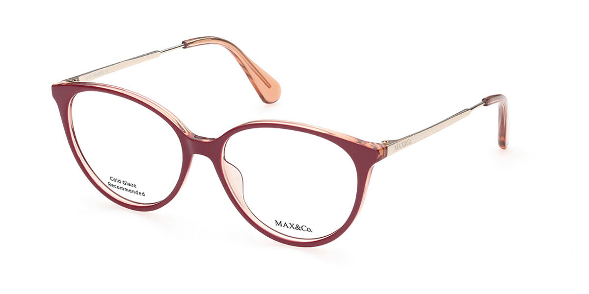 Image of Max & Co MO5023 068 Óculos de Grau Vermelhos Feminino BRLPT