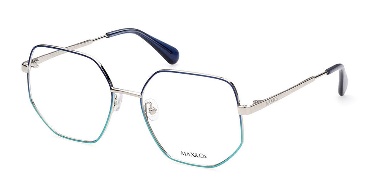 Image of Max & Co MO5037 016 Óculos de Grau Azuis Feminino PRT