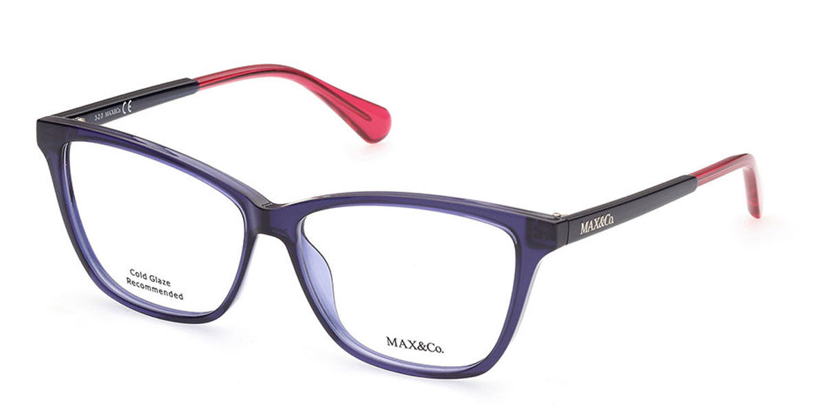 Image of Max & Co MO5038 090 Óculos de Grau Azuis Feminino BRLPT