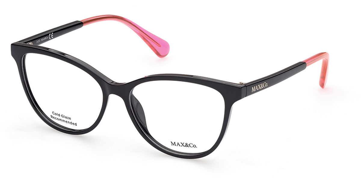 Image of Max & Co MO5039 001 Óculos de Grau Pretos Feminino BRLPT