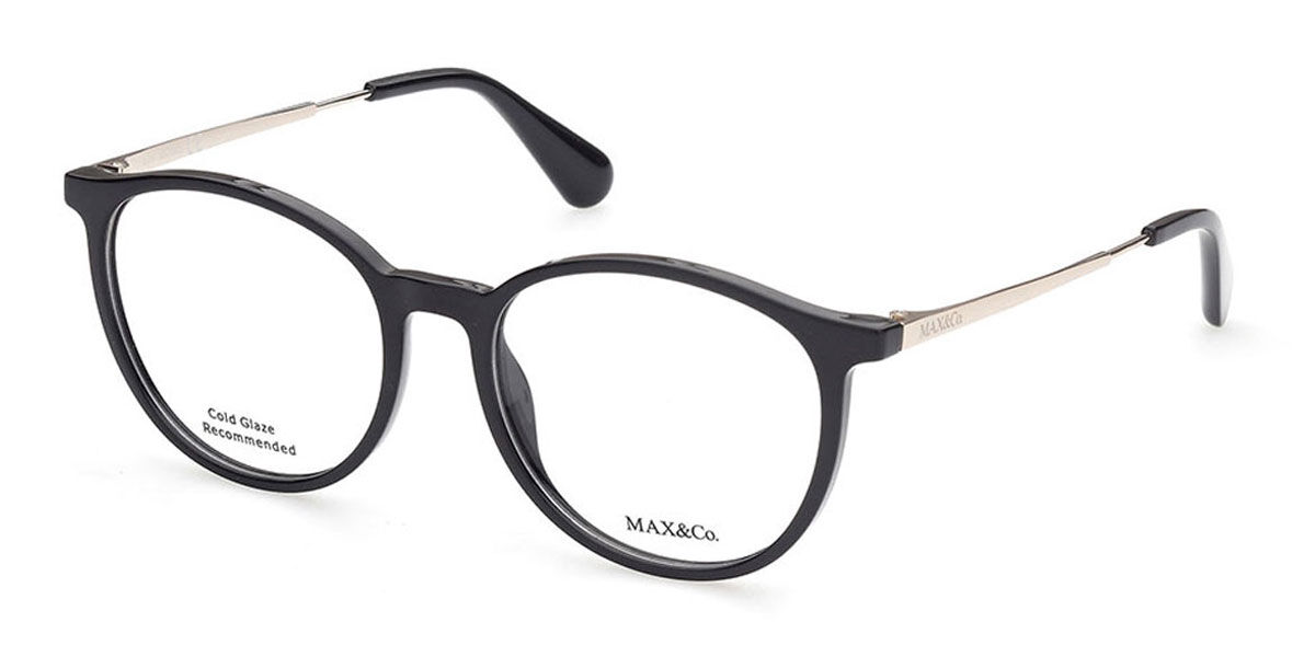Image of Max & Co MO5043 001 Óculos de Grau Pretos Feminino PRT